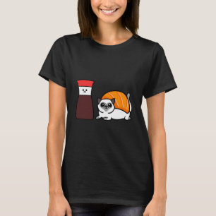 T-shirt Chat Sushi Siamois