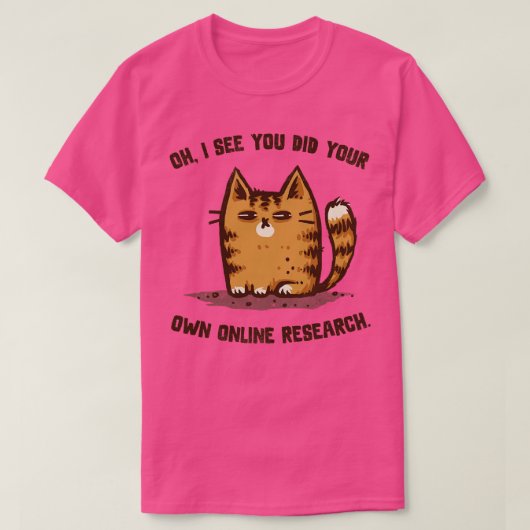 T-shirt Chat suspect 2 (Design devant)