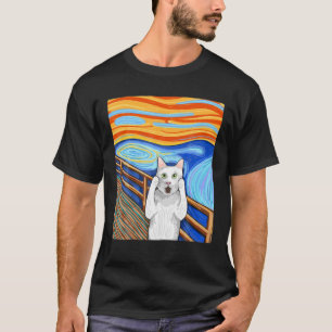 T-shirt Chat T, La Meow Funny Chat, Tee Amoureux des chats