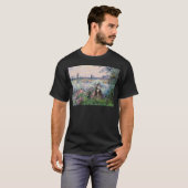 T-shirt Chat (Tabby 2) - Sur la Seine (Devant entier)