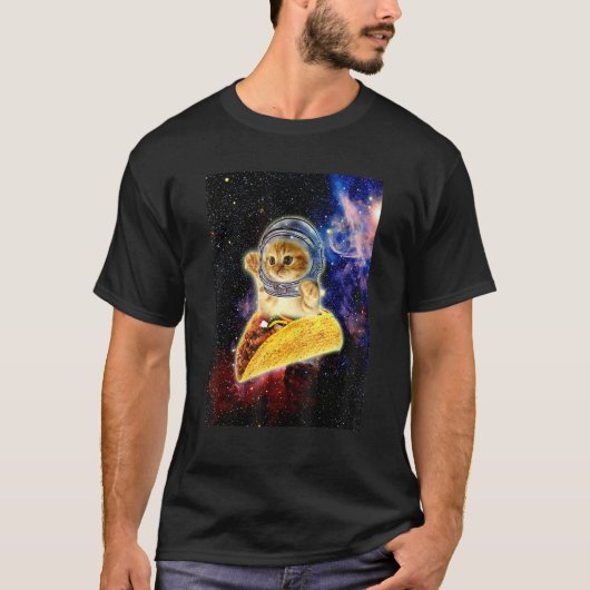 T-shirt Chat Taco Espace Fou (Devant)