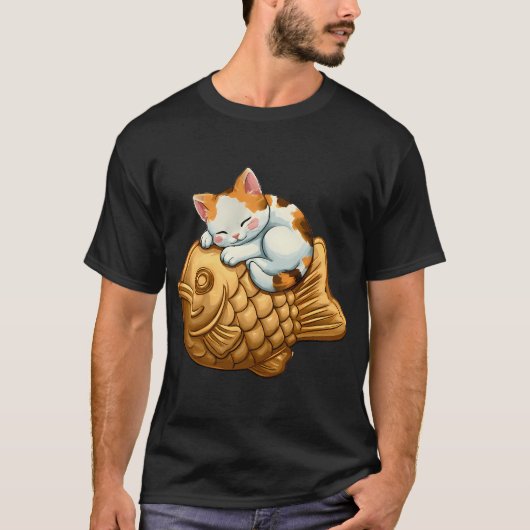 T-shirt Chat Taiyaki Neko (Devant)