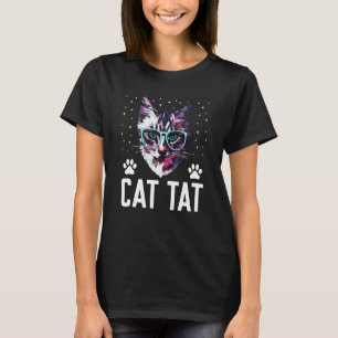 T-shirt Chat Tat Amoureux des chats Tatouage Chat Tatoué C