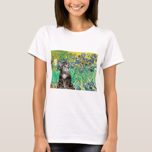 T-shirt Chat (Tigré 2) - Iris (Devant)
