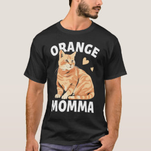 T-shirt Chat Tigre Chat Orange Maman Orange Maman
