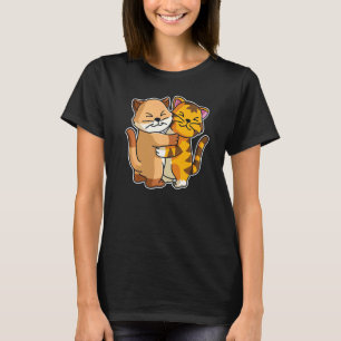 T-shirt Chat Tigre & Chaton Animaux Mignons Pour Femmes Câ