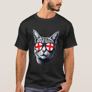 T-shirt Chat tigré patriotique géorgien Drapeau géorgien