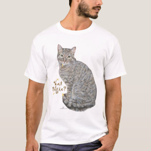 T-shirt Chat tigré perruche ?