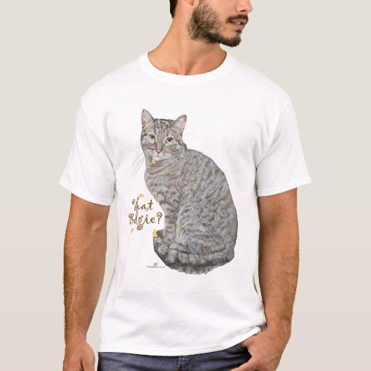 T-shirt Chat tigré perruche ? (Devant)