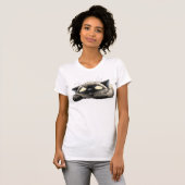 T-shirt Chat timide  (Devant entier)