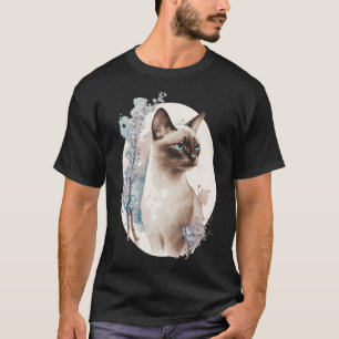 T-shirt Chat Tonkinese Japonais Fleur de cerisier Sakura C
