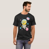 T-shirt Chat Transgenre Dans L'Espace Fierté Trans (Devant entier)