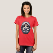T-shirt Chat triste – Conception de chat esthétique mignon (Devant entier)