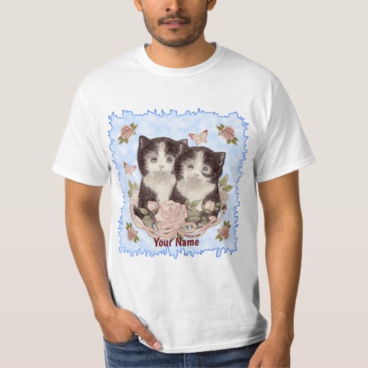 T-shirt chat trop mignon Kittens (Devant)