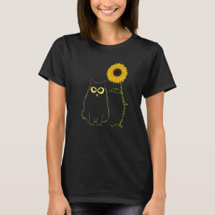 T-shirt Chat Tu Es Mon Seul Soleil Tournesol Chat