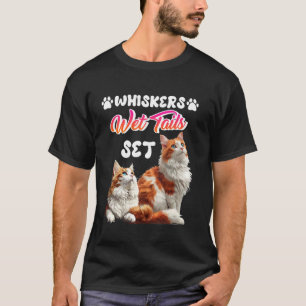 T-shirt Chat Turkish Van MÈCHES QUEUES MOULLÉES Funny Turk