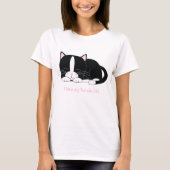 T-shirt Chat Tuxedo (Devant)
