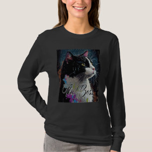 T-shirt Chat Tuxedo Patron pour maman papa