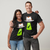 T-shirt Chat Ufo (Unisexe)