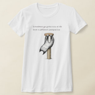 T-shirt Chat vie perspective différente