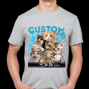 T-shirt Chat Vintage Boot Personnalisé