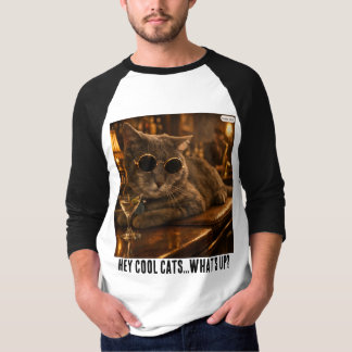 T-shirt Chat Vintage Smokey, Hip et Cool