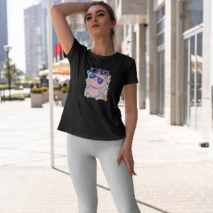 T-shirt Chat voyageur Cool japonais