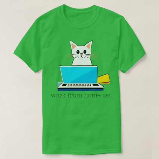 T-shirt Chat Wfh (Design devant)
