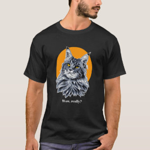 T-shirt Chat Wow Vraiment 1