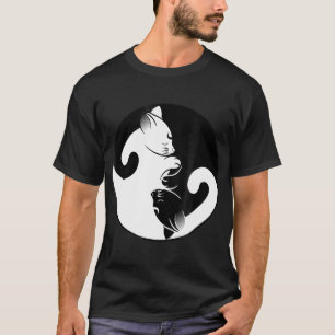 T-shirt Chat Ying YangChat amant Femmes Hommes Enfants