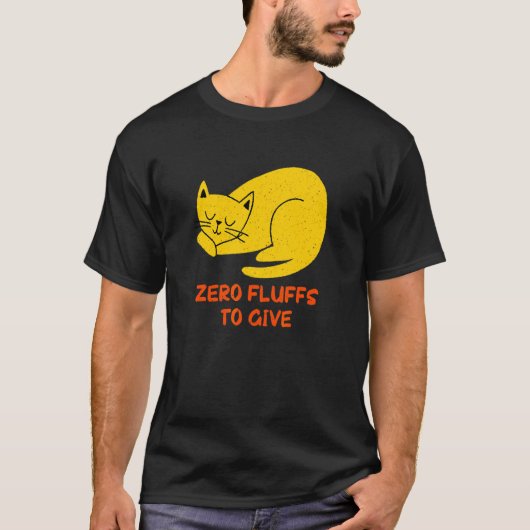 T-shirt Chat Zéro Peluches à Donner Maman Chat Chaton Pap (Devant)