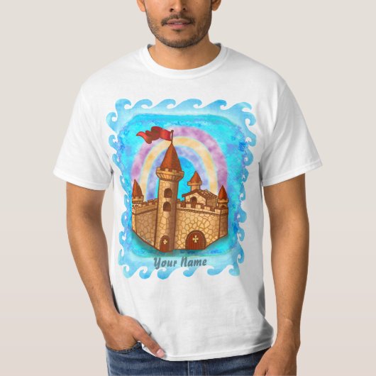 T-shirt Château Arc-en-ciel (Devant)