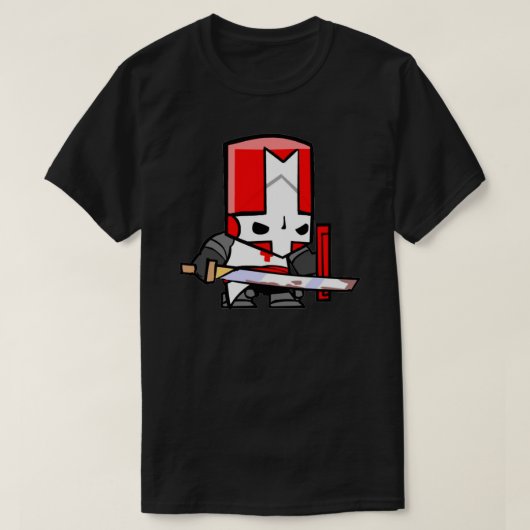 T-shirt Château craquant chevalier rouge Sticker.png (Design devant)