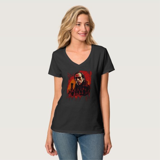 T-shirt Château de Bloodmoon (Devant entier)