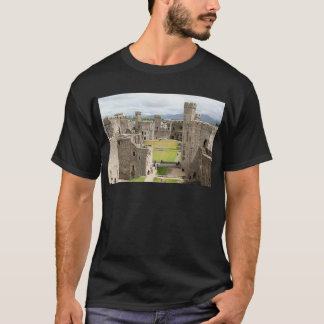 T-shirt Château de Caernarfon, Pays de Galles, Royaume-Uni