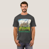 T-shirt Château de Chambord, France. (Devant entier)