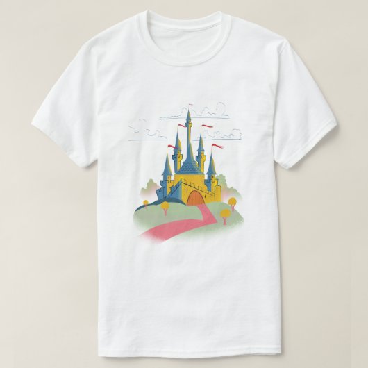 T-shirt Château de conte de fées (Design devant)