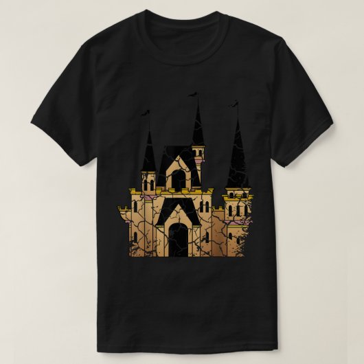 T-shirt Château de Fairytale perturbé (Design devant)