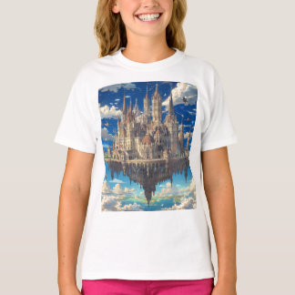 T-shirt Château de Fantaisie Flottant dans les Nuages | Cé