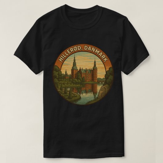 T-shirt Château de Hillerød Danemark (Design devant)