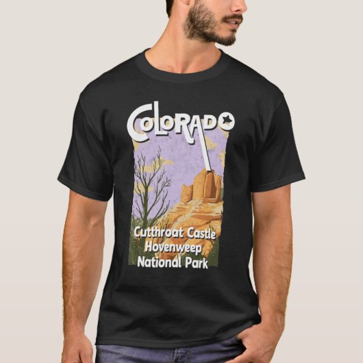 T-shirt Château de Hovenweep (Devant)