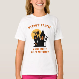 T-shirt Château de la Sorcière d'Halloween - Où la magie r