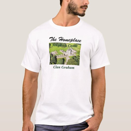 T-shirt Château de Mugdock - Clan Graham (Devant)