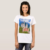 T-shirt Château de Neuschwanstein Allemagne (Devant entier)