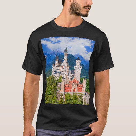 T-shirt Château de Neuschwanstein, Allemagne (Devant)
