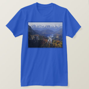 T-shirt Château de Neuschwanstein Allemagne, Bavière