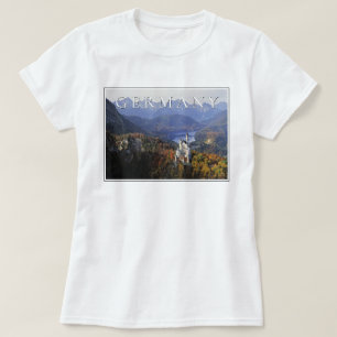 T-shirt Château de Neuschwanstein Allemagne, Bavière