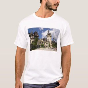 T-shirt Château de Peles du XVIIIe siècle, Sinaia, Rouma