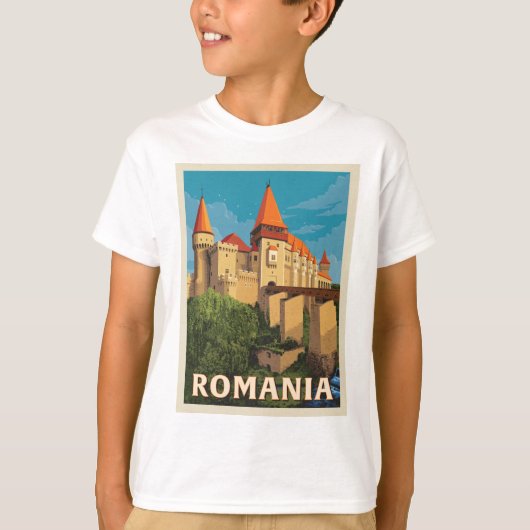 T-shirt Château de Peles Roumanie (Devant)