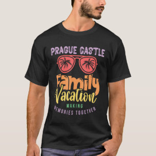 T-shirt Château de Prague République Tchèque Famille Vacan